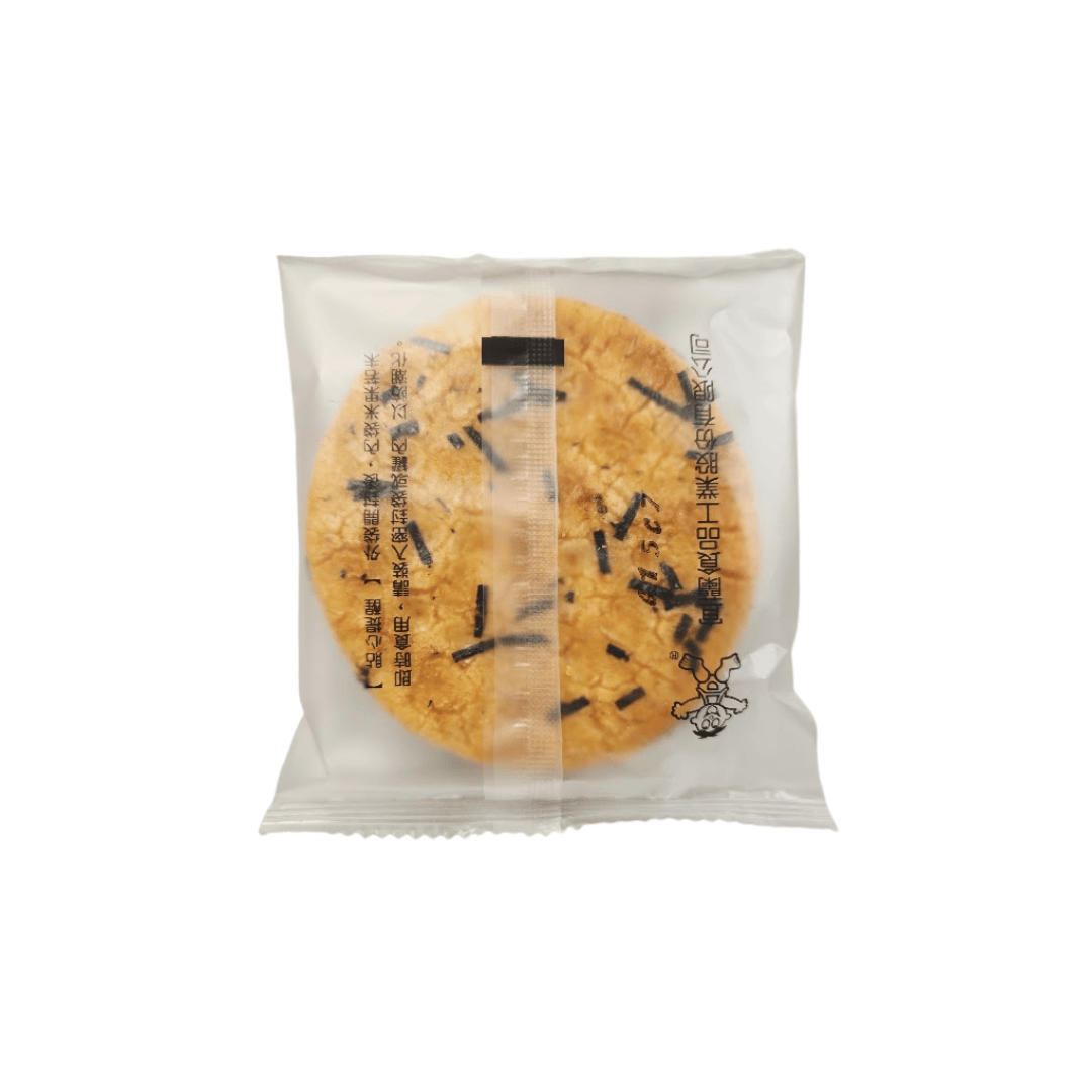 Seaweed Rice Cracker in plastic packaging