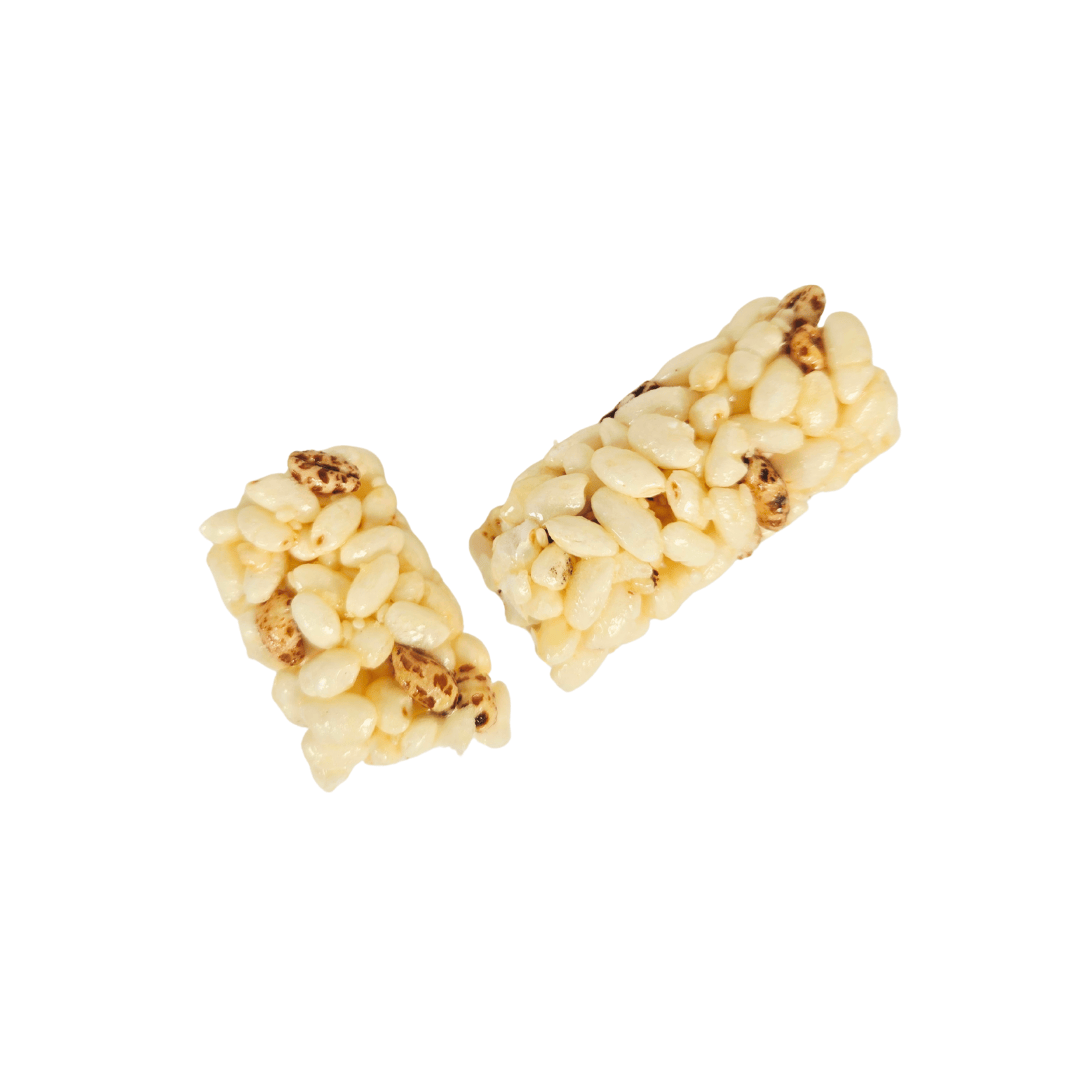 Barley Rice Stick with visible brown barley and white rice pieces.