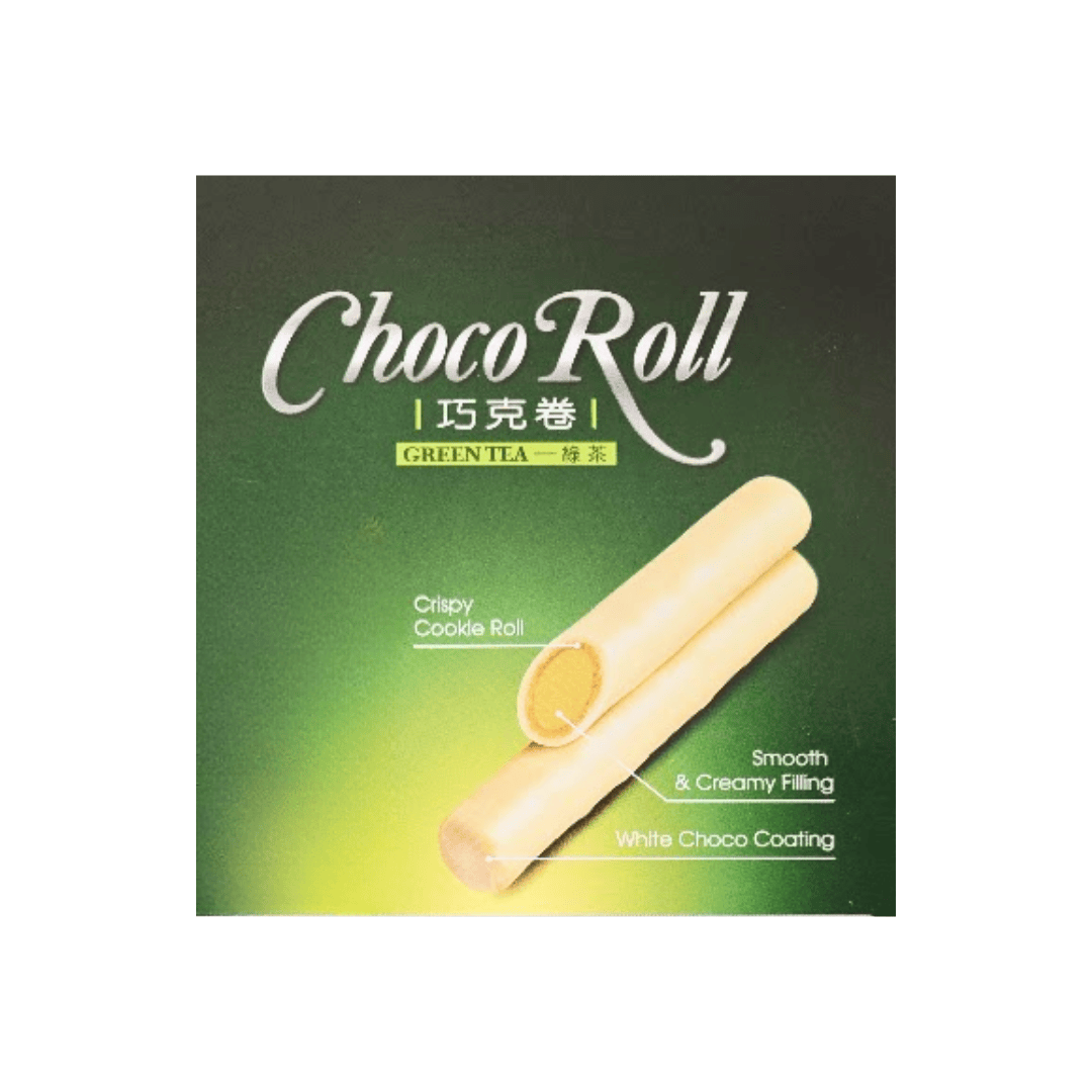 Choco Roll Green Tea inside filling
