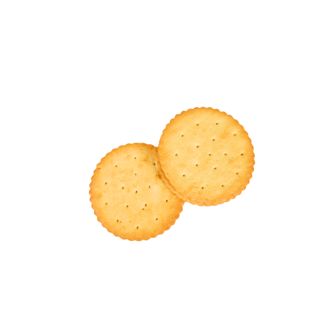 2 round strawberry sandwich biscuits
