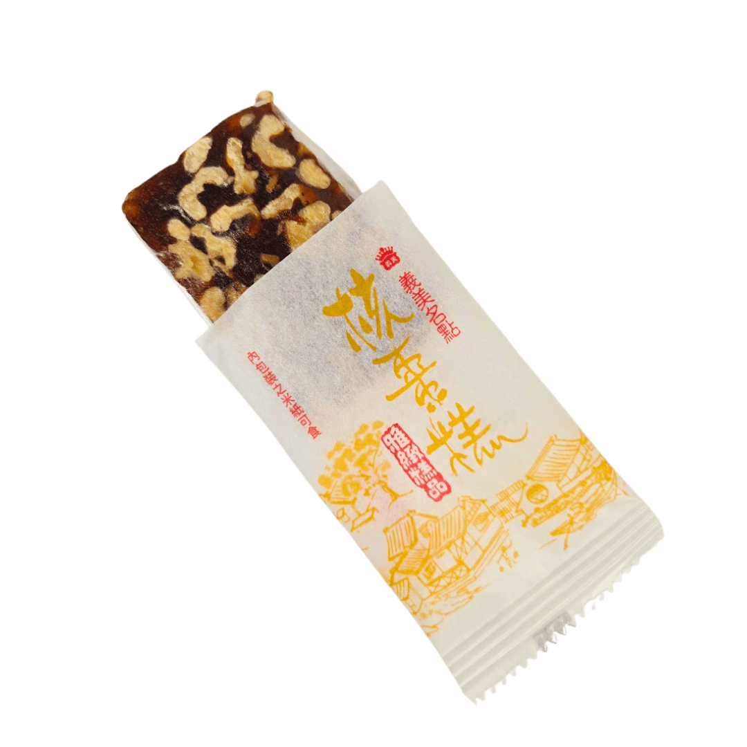 Packaged walnut date thin bar snack from Taiwan 